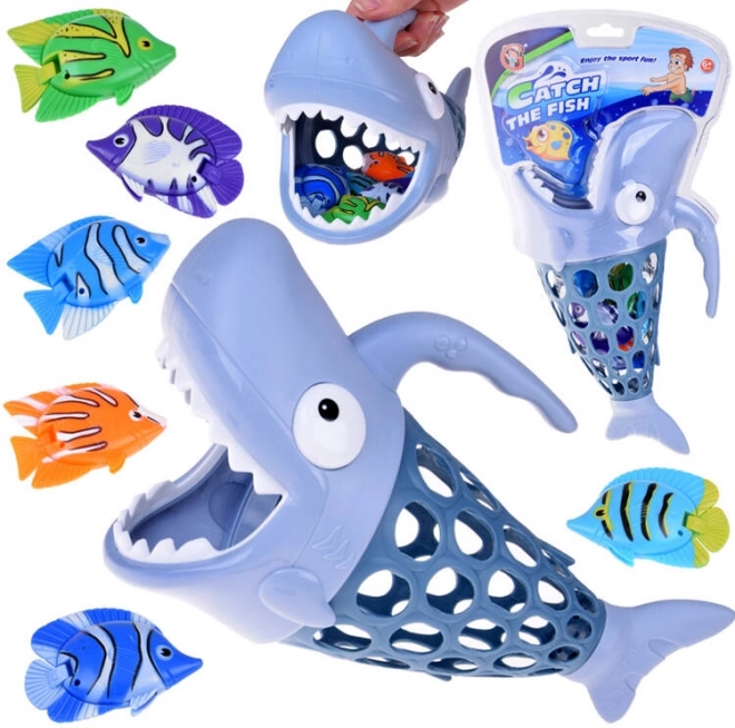 Fogd meg a halacskát – cápás vízi kosárka