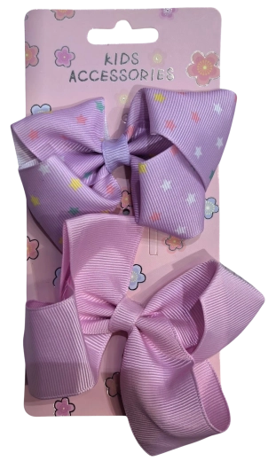 Pink masnis hajcsat szett rózsaszín és lila - 2 db
