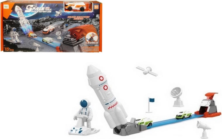 Kilövő rakéta és űrállomás – építőkészlet gyerekeknek