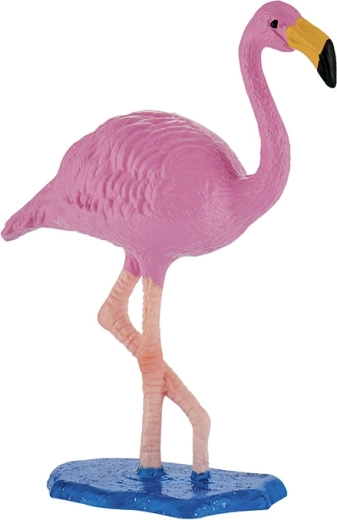 Bullyland rózsaszín flamingó figura