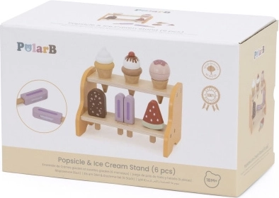 VIGA fa fagyis pult – 6 darab fagylalt készlet