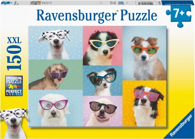 Ravensburger puzzle Vicces kutyák XXL