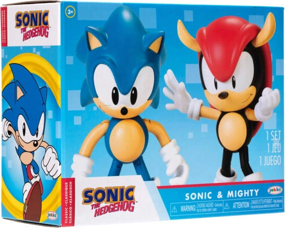 SONIC Classic és Mighty figurák 10 cm – 2 darabos készlet