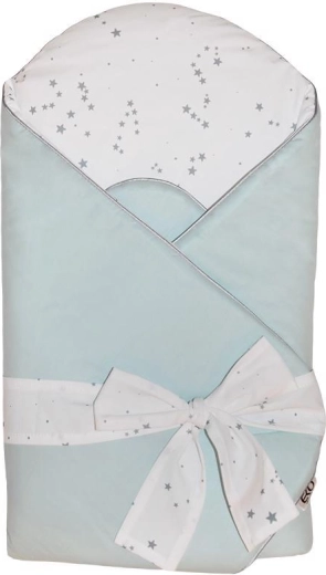 Mint színű, mintás pamut pólya kókuszbetéttel