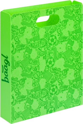 Baagl műanyag mappák iskolai füzetekhez – foci