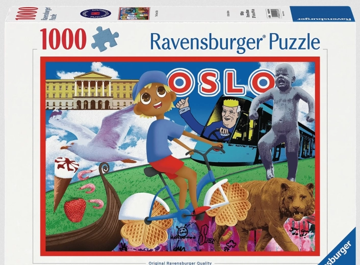 Ravensburger puzzle Oslo, Norvégia 1000 darab