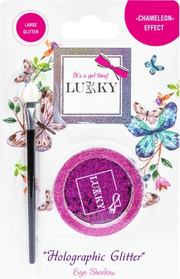 Zselés szemhéjfesték holografikus csillámokkal