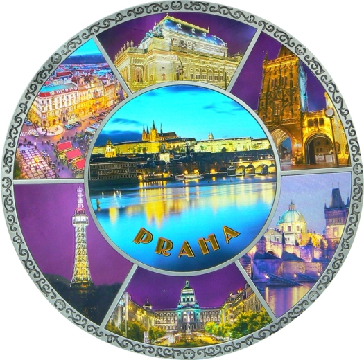 Prága repülő tányér 21 cm