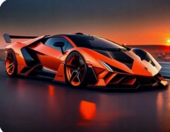 Gyémántszemes festés Ferrari 30 × 40 cm