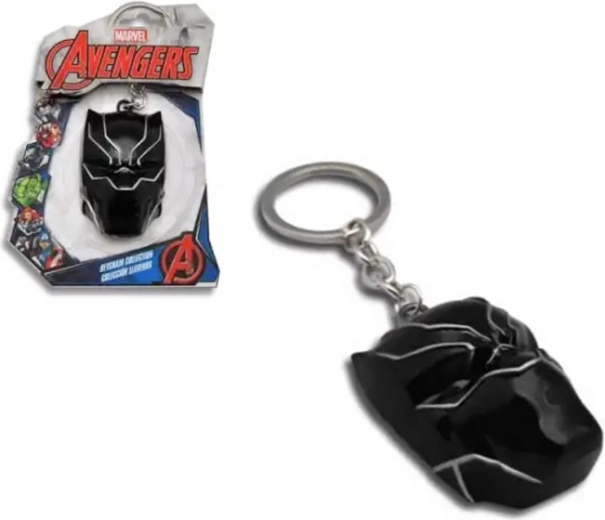 Avengers fém kulcstartó medál Black Panther