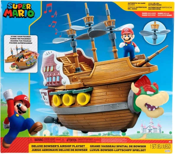 Szuper Mario játék készlet - Léghajó