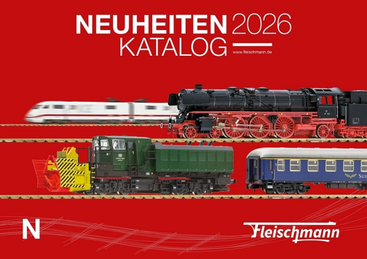 Fleischmann újdonságkatalógus 2026 (angol nyelvű)