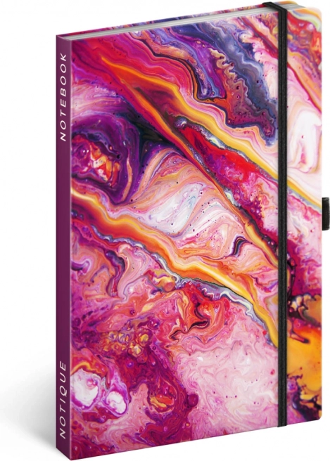 Notique vonalas jegyzetfüzet márvány 13 × 21 cm