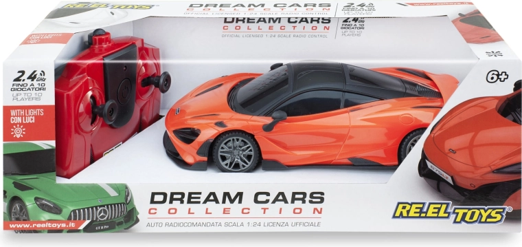 McLaren 765LT RC távirányítós sportautó 1:24 narancssárga 17 cm - 1 darab