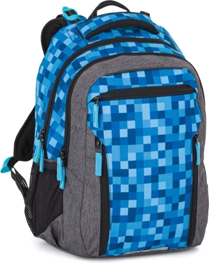 Bagmaster Porto 26 iskolatáska kockamintával