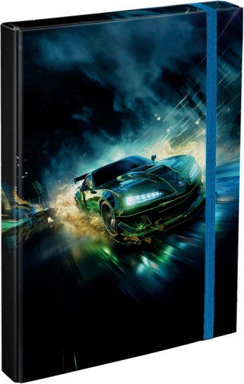 BAAGL A4 füzetborító mappák Versenyautó