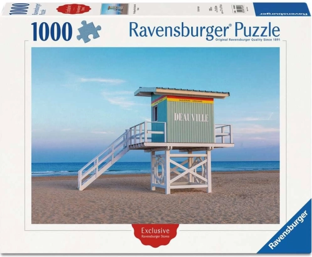 Ravensburger puzzle Kilátás Deauville-re, Franciaország 1000 darab