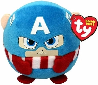 Ty Beanie Balls Captain America plüss labda