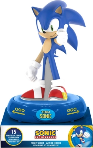 Éjszakai LED lámpa 3D Sonic