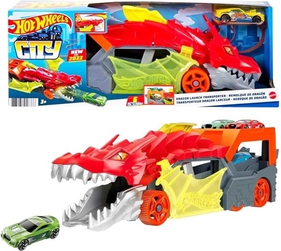 Hot Wheels City sárkány szállító jármű kilövővel