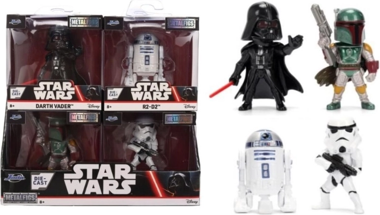 Jada Toys Star Wars gyűjthető mini figurák 6,5 cm (válogatás, 4 db)