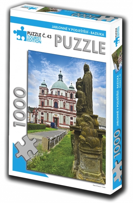 Puzzle Jablonné v Podještědí, bazilika 1000 darab