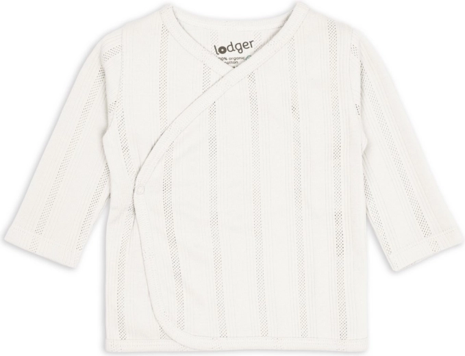 Lodger Pointelle Cream átlapolós kabátka, 50-es méret
