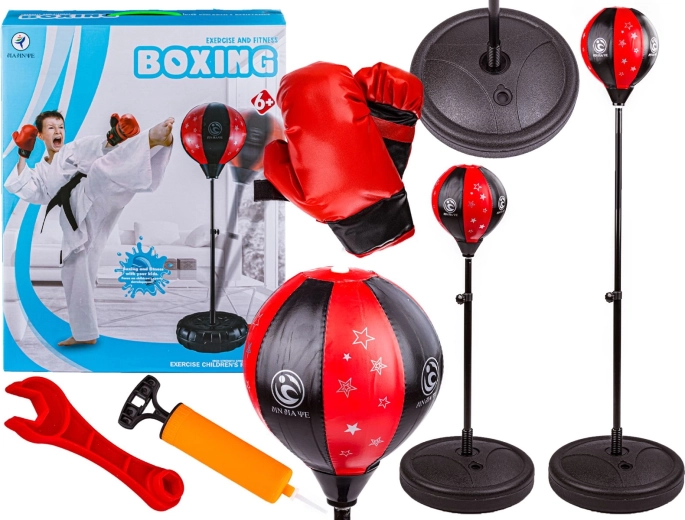 Gyerek boxszett állvánnyal 120 cm