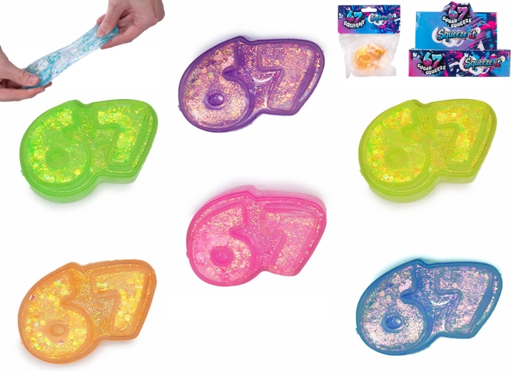 Stresszjáték Six Seven – nyújtható 6-os és 7-es számjegy