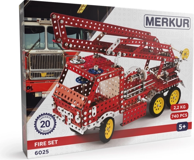 Merkur Fire set építőkészlet kis tűzoltóknak