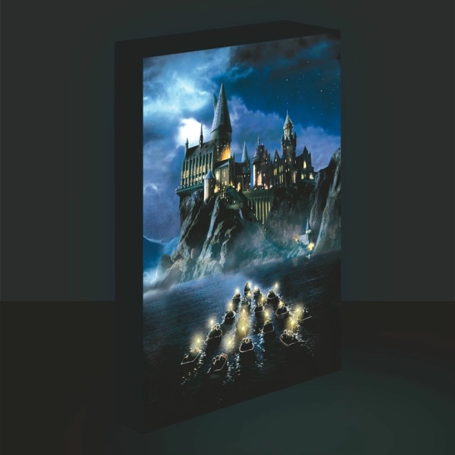 LED kép Harry Potter - Roxfort 30x40 cm