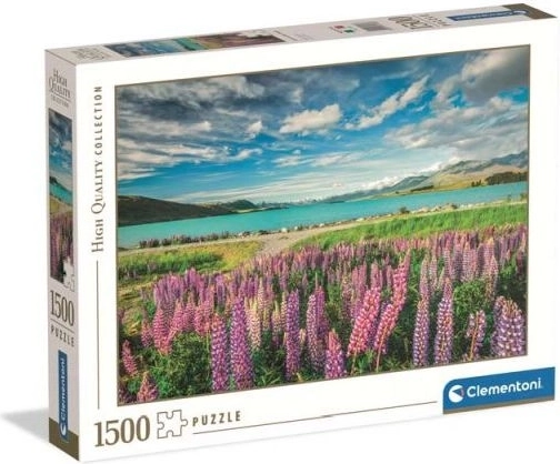 Puzzle Pipacsok a Tekapo-tónál 1500 darab
