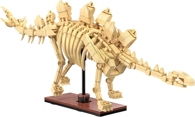 CaDA Stegosaurus dinoszaurusz-fosszília építőkockákból 1:23