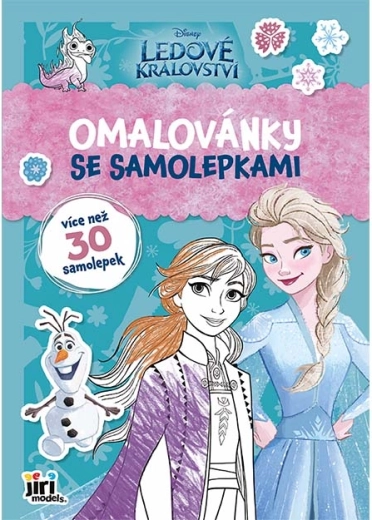 A4-es színező matricákkal – Jégvarázs
