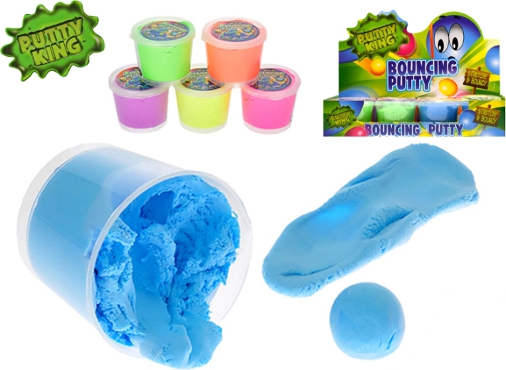 Ugráló Putty King gyurma 35 g – 6 szín mix pohárban
