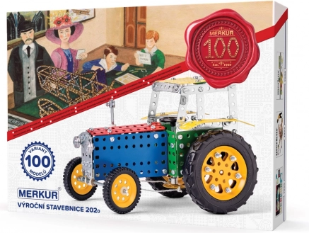 Merkur M2020 jubileumi építőkészlet, 753 alkatrész, 100 modell