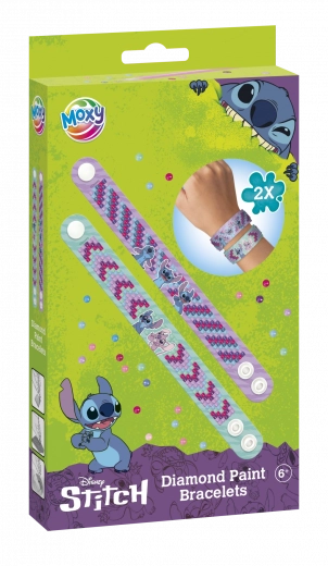 Gyémánt festés - Stitch-motívumos karkötők készítése