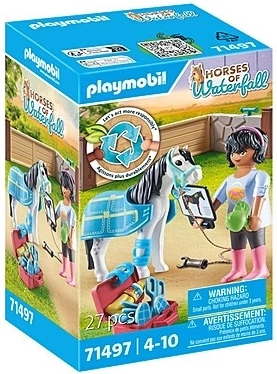 Playmobil Horses of Waterfall – hipoterapeuta – lóápoló készlet