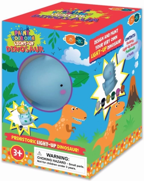 Világító dinoszaurusz kifestéshez