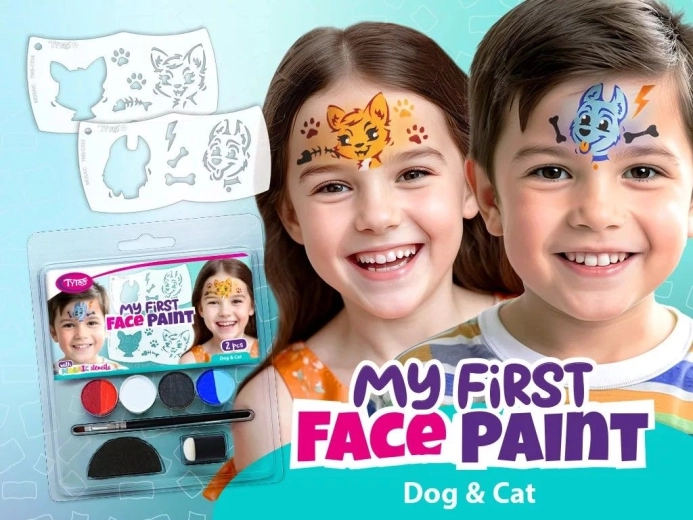 My First FacePaint arcfestés kutya és cica
