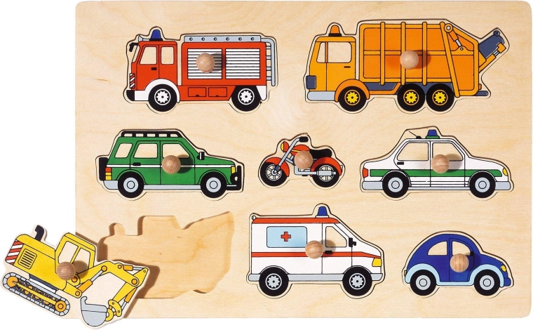 Fa berakós puzzle közlekedési eszközök