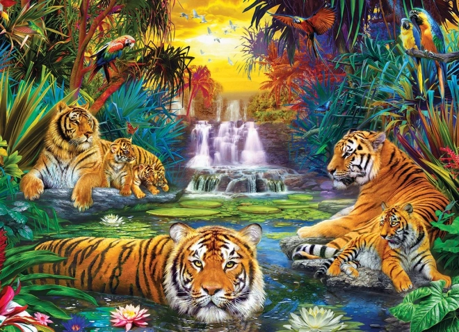 Puzzle Tigris Paradise XL 500 darab