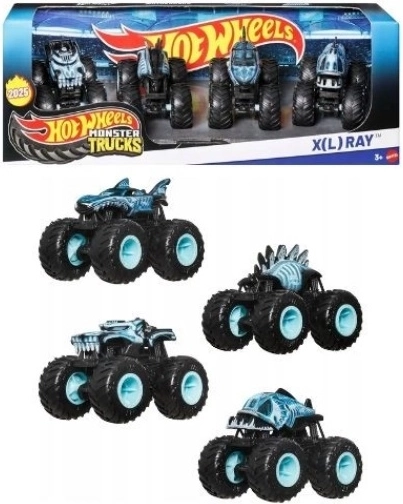 Hot Wheels monster truck XL Ray – 4 darabos készlet