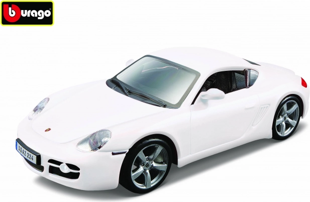 Bburago Porsche Cayman S fehér 1:32