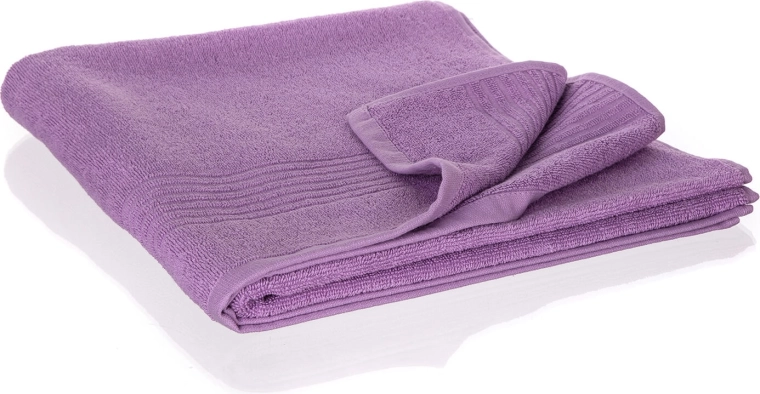 Loris törölköző 70 × 140 cm világoslila pamut 480 gsm