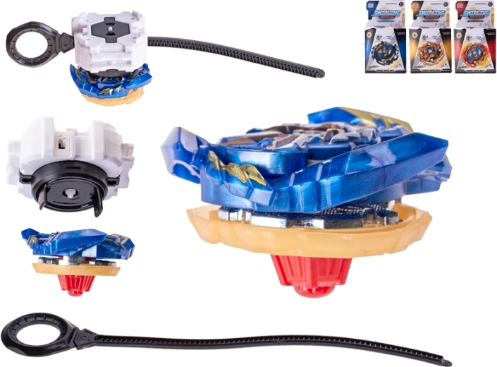 Pörgettyű kilövővel 5,5 cm – gyors akciójáték BEYBLADE stílusban