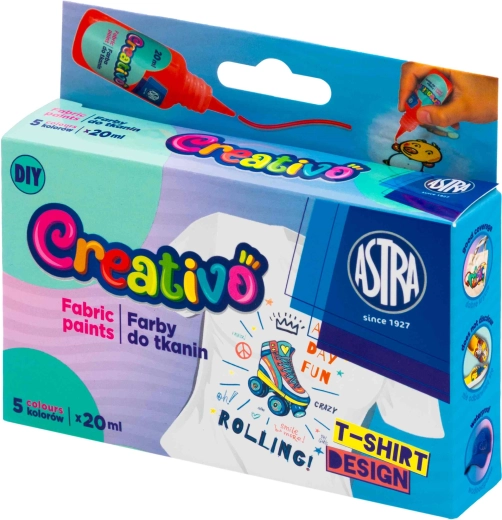 ASTRA CREATIVO textilfesték 5×20 ml