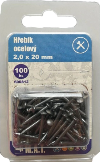 Acélszegek 16 × 2,0 mm (100 db)