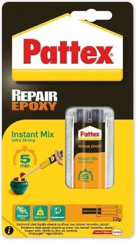 Epoxi ragasztó 11 ml, 5 perc PATTEX Repair Uni