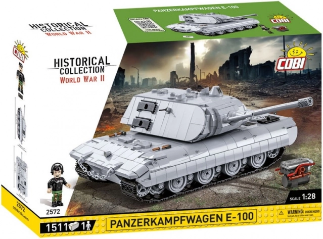 Panzerkampfwagen E‑100 építőkészlet 1:28